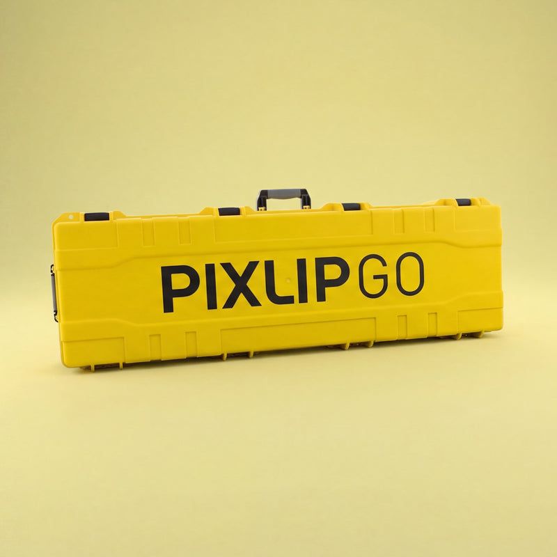 PIXLIP GO TRAVEL CASE – Hartschalenkoffer für Pop-up-Messestand
