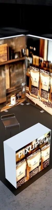 PIXLIP MESSESTAND S-03 – hinterleuchteter Pop-up-Messestand für Messen und Kongresse in der Schweiz